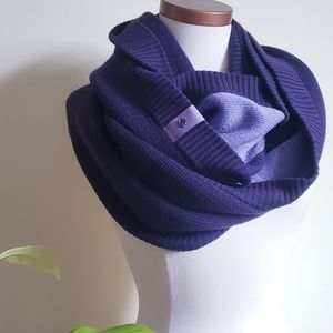 Lululemon Knit Happens Wool Scarf  Deep Zinfandel / Winter Orchid O/S
